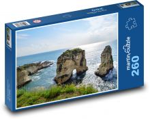 Beirut - Libanon, příroda Puzzle 260 dílků - 41 x 28,7 cm