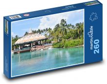 Palmy - moře, příroda Puzzle 260 dílků - 41 x 28,7 cm