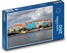 Willemstad - stolica Curacao, Antyle Puzzle 260 elementów - 41x28,7 cm