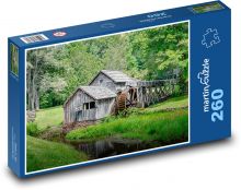 Vodní mlýn Mabry - Virginie Puzzle 260 dílků - 41 x 28,7 cm
