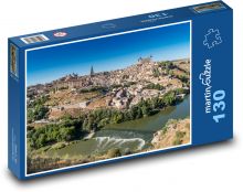 Španělsko - Toledo, řeka Tajo Puzzle 130 dílků - 28,7 x 20 cm