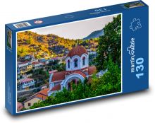Kypr - kostel Puzzle 130 dílků - 28,7 x 20 cm
