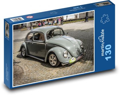 Car - VW beetle - Puzzle 130 pieces, size 28.7x20 cm 