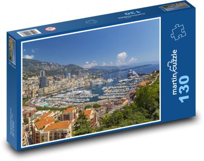 Monako - Puzzle 130 dílků, rozměr 28,7x20 cm