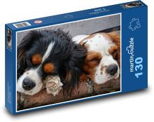 Sleeping dogs Puzzle 130 pieces - 28.7 x 20 cm 