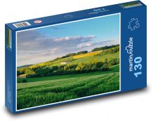 Wiosna - pola, łąki, przyroda Puzzle 130 elementów - 28,7x20 cm
