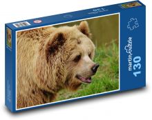 Medveď - lesné, zviera Puzzle 130 dielikov - 28,7 x 20 cm 