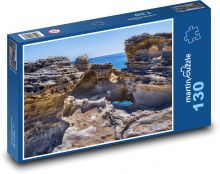 Skály - eroze, moře Puzzle 130 - 28,7x20 cm