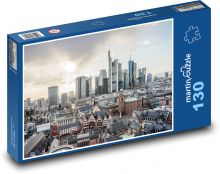 Budova - mrakodrap, město Puzzle 130 dílků - 28,7 x 20 cm