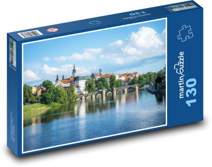 Písek - most, Czechy - Puzzle 130 elementów, rozmiar 28,7x20 cm