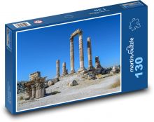 Świątynia Herkulesa - miejsce historyczne, filary Puzzle 130 elementów - 28,7x20 cm