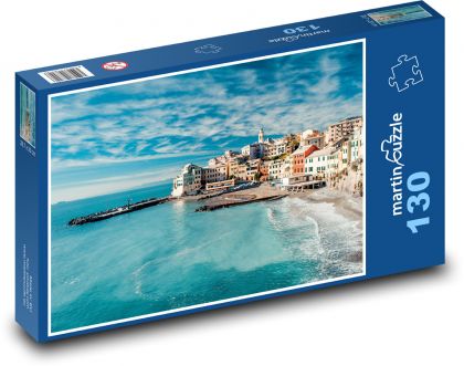 Santorini - Grecja, morze - Puzzle 130 elementów, rozmiar 28,7x20 cm