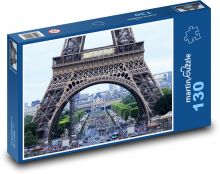 Eiffel Tower - Arch, France Puzzle 130 pieces - 28.7 x 20 cm 