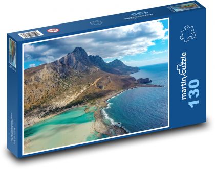 Kreta - Grecja, plaża Balos - Puzzle 130 elementów, rozmiar 28,7x20 cm