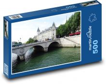 Most svatého Michala v Paříži Puzzle 500 - 46x30 cm