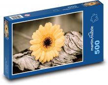 Žlutá gerbera Puzzle 500 - 46x30 cm