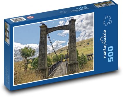 Nový Zéland - Spring Vale - Puzzle 500 dílků, rozměr 46x30 cm
