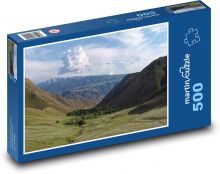 Kyrgyzstan - the mountains Puzzle of 500 pieces - 46 x 30 cm 