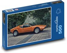 Klasické sportovní kupé v oranžové barvě Puzzle 500 - 46x30 cm