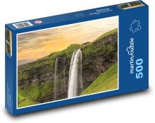 Iceland - waterfall Puzzle of 500 pieces - 46 x 30 cm 