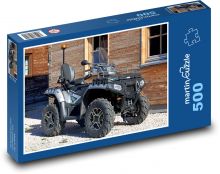 Čtyřkolka na ulici Puzzle 500 dílků - 46 x 30 cm