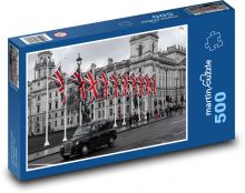 Velká Británie - Londýn, taxi Puzzle 500 dílků - 46 x 30 cm