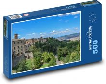 Itálie - město, panorama Puzzle 500 dílků - 46 x 30 cm