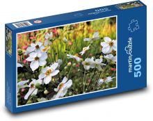 Sasanka - kvet, príroda Puzzle 500 dielikov - 46 x 30 cm 