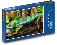 Chameleon - reptile, lizard Puzzle of 500 pieces - 46 x 30 cm 