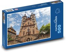 Německo - kostel, Bavorsko Puzzle 500 - 46x30 cm