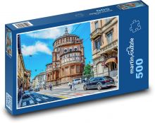 Itálie - Miláno, ulice Puzzle 500 - 46x30 cm