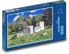 Akropola v Rhodose - ruiny, kamene Puzzle 500 dielikov - 46 x 30 cm 