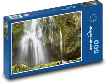 Vodopád - příroda, voda - Puzzle 500 dílků, rozměr 46x30 cm