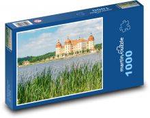 Zámek Moritzburg, Německo Puzzle 1000 - 60x46 cm