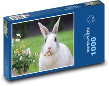 Králík a sedmikrásky Puzzle 1000 dílků - 60 x 46 cm