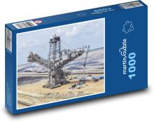 Těžební věž na uhlí Puzzle 1000 dílků - 60 x 46 cm