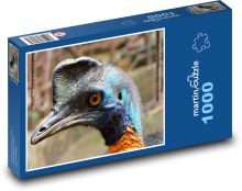 Kasuár - pták Puzzle 1000 dílků - 60 x 46 cm