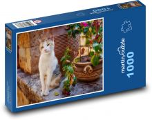 Kočka - zvíře Puzzle 1000 dílků - 60 x 46 cm