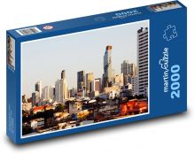 Mrakodrapy - architektura, vysoké domy Puzzle 2000 dílků - 90 x 60 cm