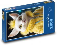Kočka v kožichu Puzzle 2000 dílků - 90 x 60 cm