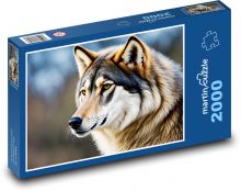 Vlk Puzzle 2000 dílků - 90 x 60 cm