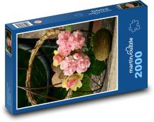 Kytice k Valentýnu Puzzle 2000 dílků - 90 x 60 cm