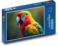 Papoušek - pták Puzzle 2000 dílků - 90 x 60 cm