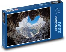 Dolomity - jeskyně Puzzle 2000 dílků - 90 x 60 cm