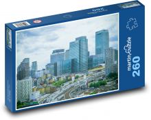 Město - mrakodrapy Puzzle 260 dílků - 41 x 28,7 cm