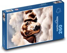 Pes - jezevčík Puzzle 260 dílků - 41 x 28,7 cm