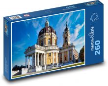 Bazilika Superga - Itálie, Turín Puzzle 260 dílků - 41 x 28,7 cm