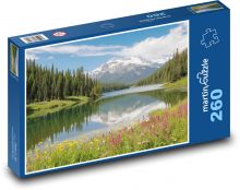 Horské jezero Puzzle 260 dílků - 41 x 28,7 cm