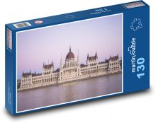 Maďarský parlament - Dunaj Puzzle 130 dílků - 28,7 x 20 cm