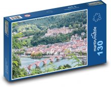 Heidelberger - Německo Puzzle 130 dílků - 28,7 x 20 cm